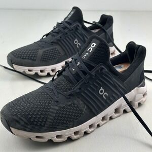 On Cloud Cloudswift Running Shoes Size 10 Mens Black Rock Lightweight Sneakers